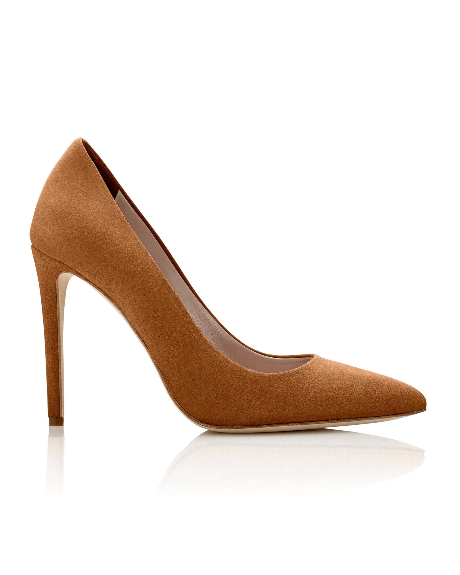Rebecca Saddle Fashion Shoe Brown Stiletto Heel Court Shoe  image