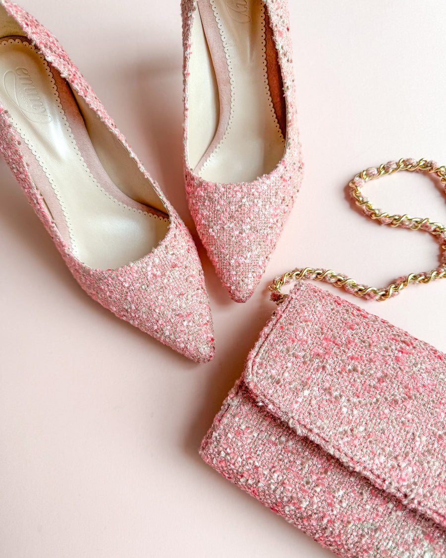 Natasha Rose Pink Tweed image