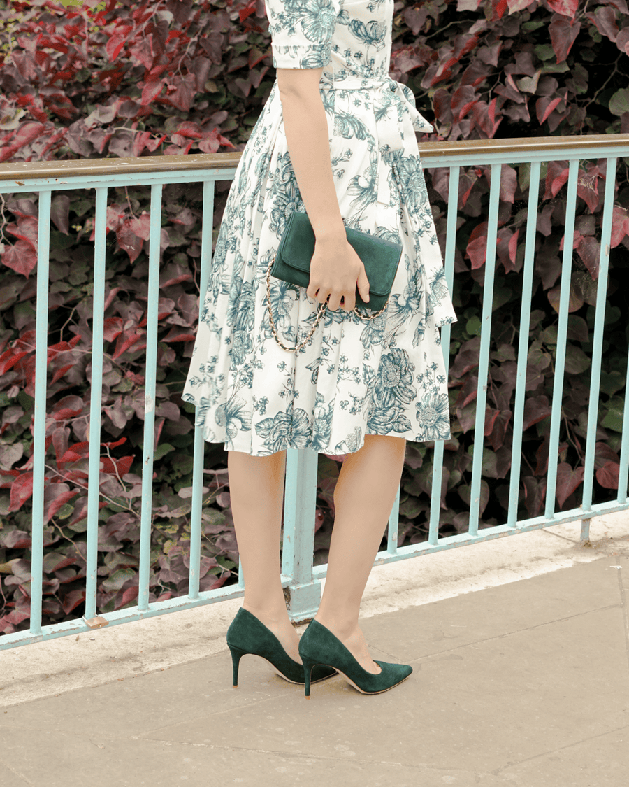 Claudia Greenery Suede image