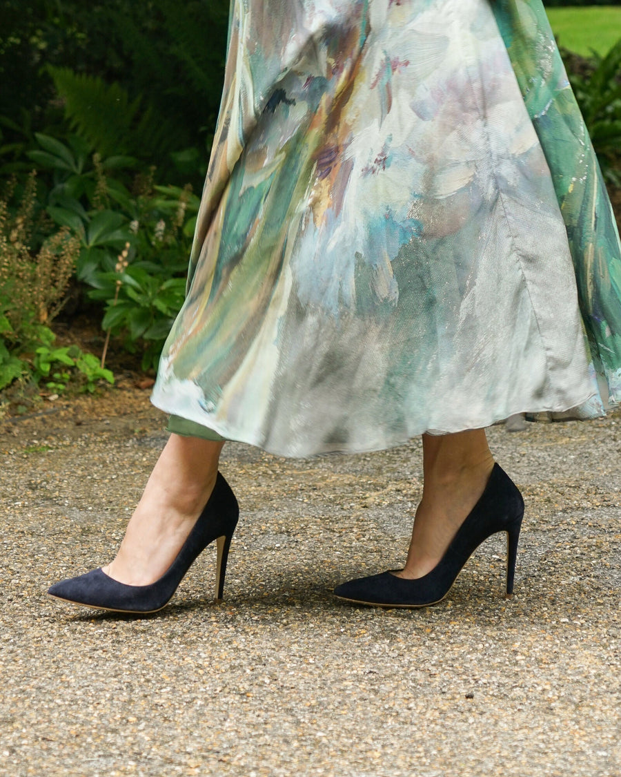 Rebecca Navy Suede image