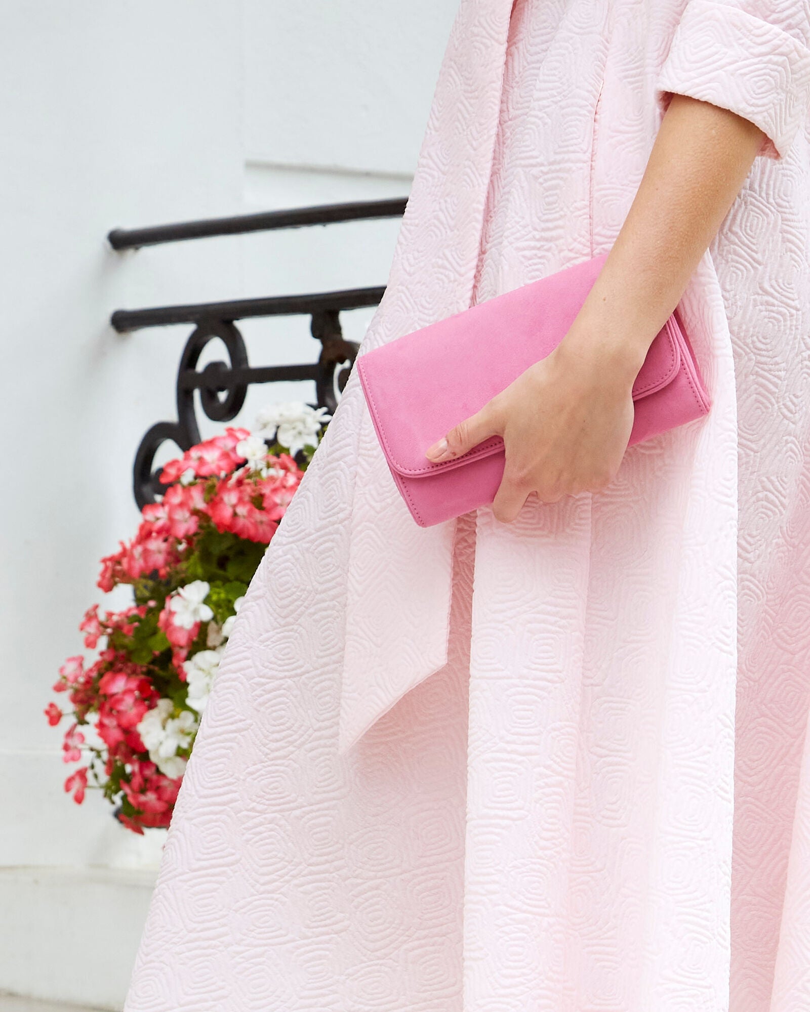 Natasha Clutch Bag Fashion Bag Bright Pink Clutch Bag  image