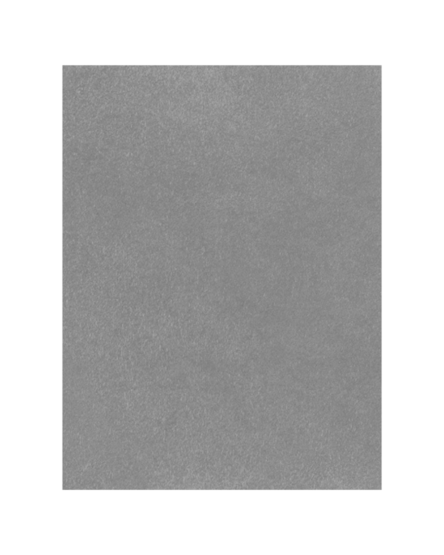 Solid grey square tile with a smooth, matte finish, made of ceramic or stone material. The top-down angle reveals the entire surface, while the plain white background highlights the tile's texture and color. image