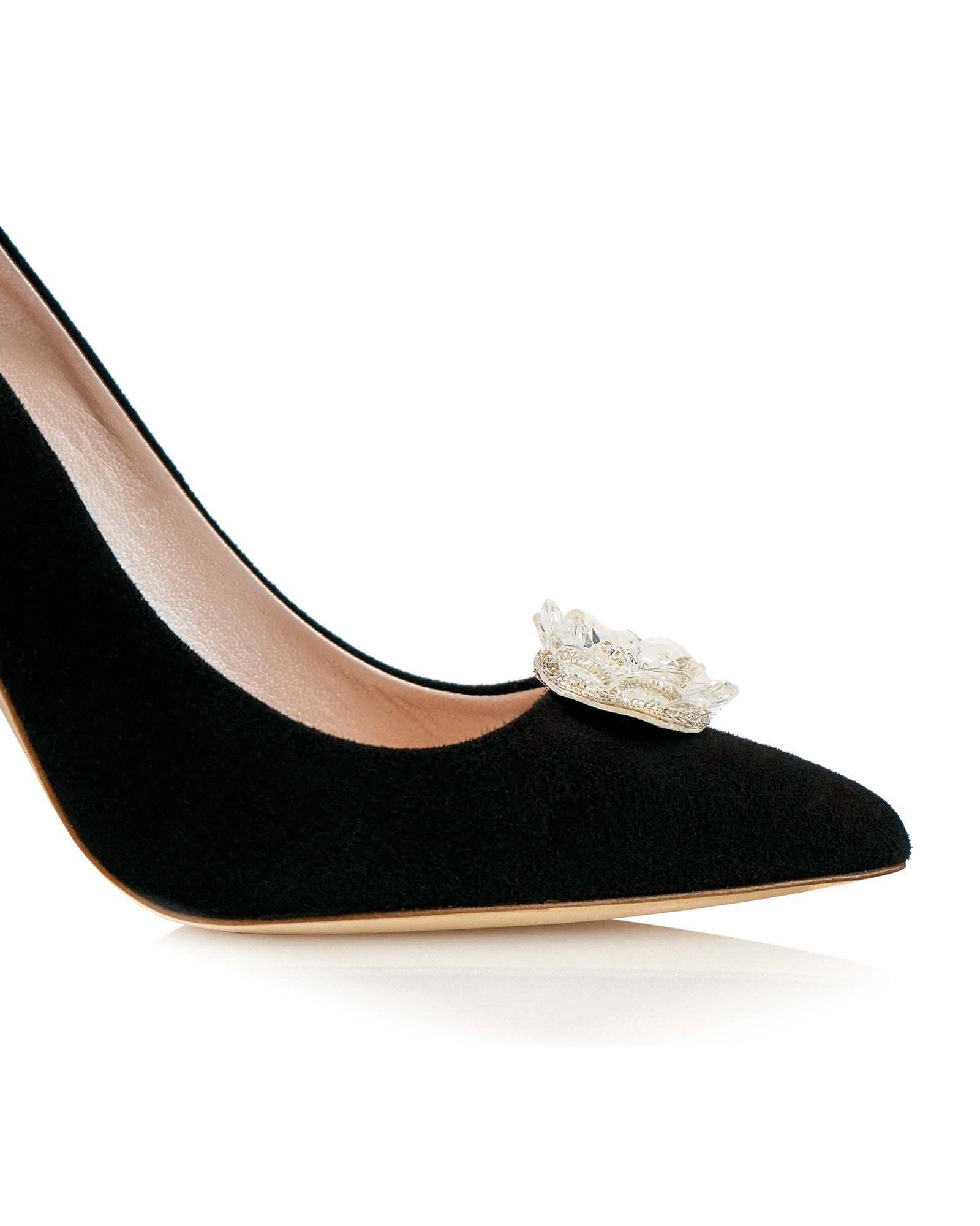 Sienna Pebble Shoe Clips Shoe Clip Crystal Shoe Clips  image