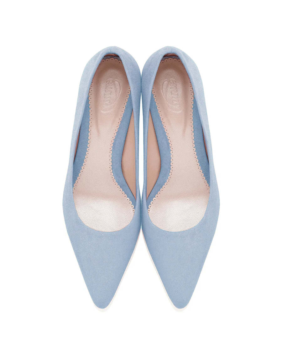 Tess Powder Blue Suede image