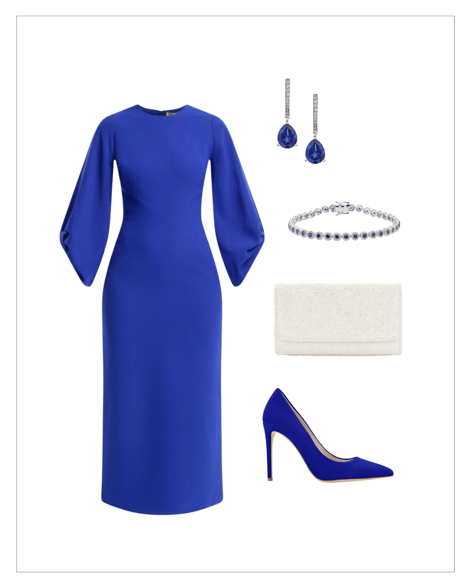 Cobalt blue evening shoes shop