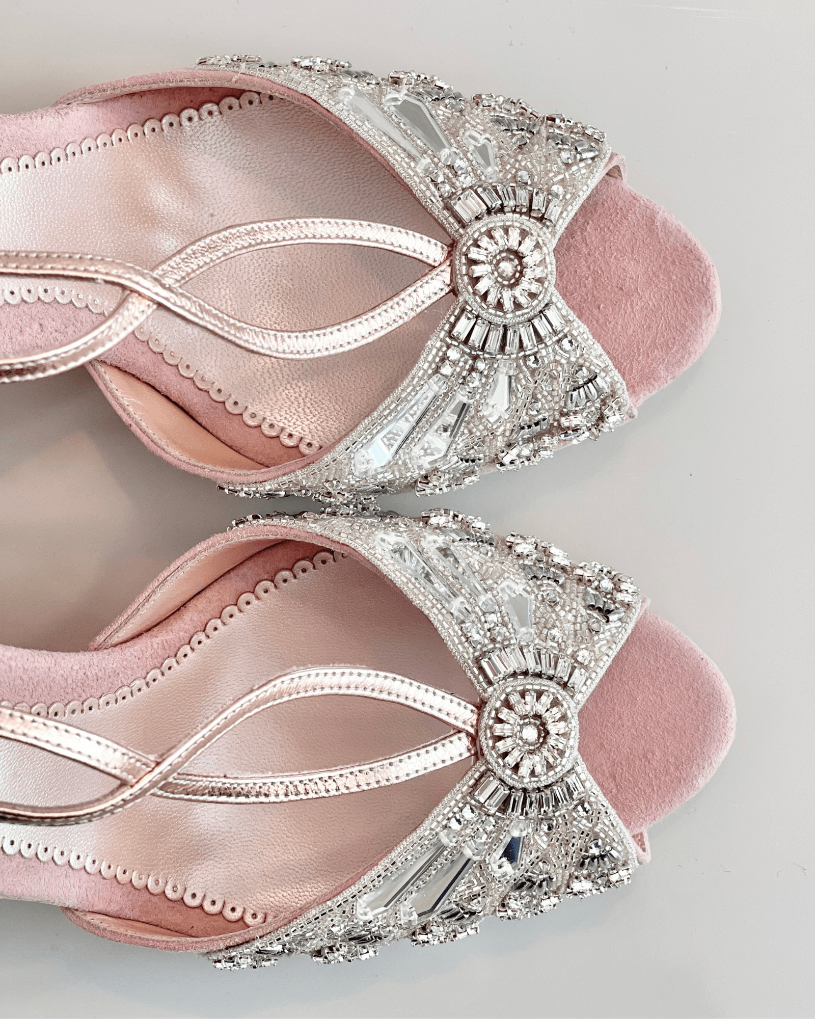 Arabella High Heel Bridal Shoe Rose Pink Wedding Shoes  image