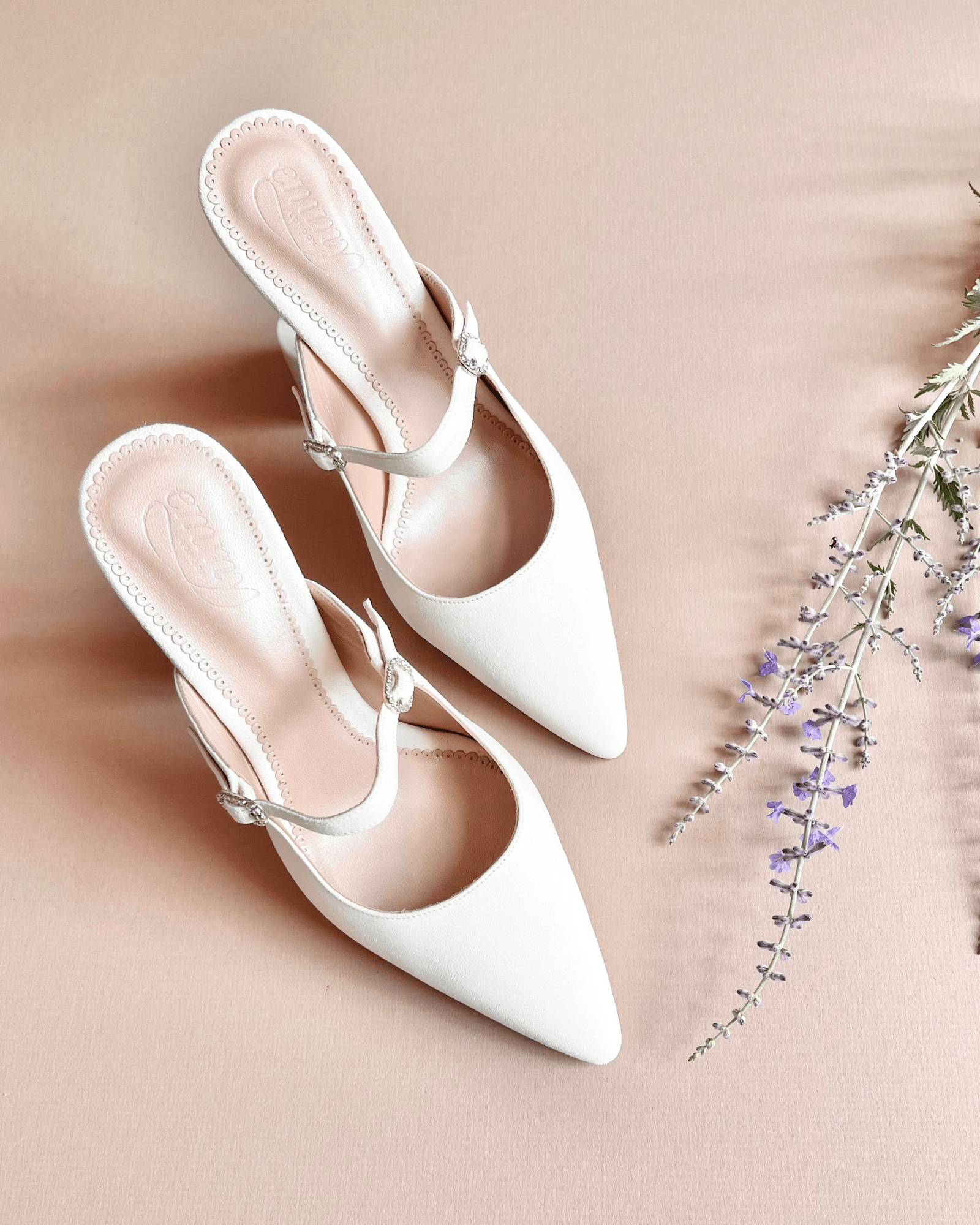 Bridal shoes best sale mules