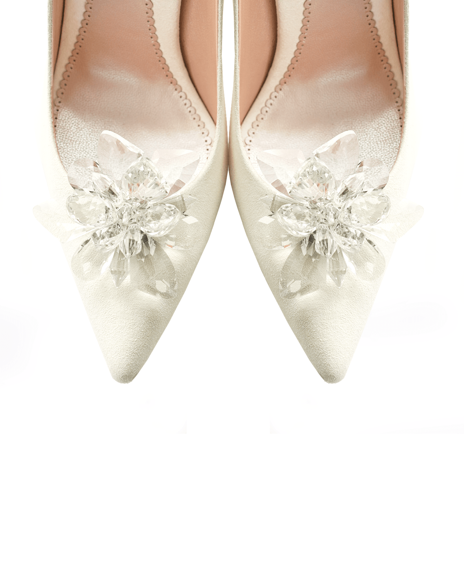 Diamond Flower Shoe Clips Bridal & Fashion Shoe Clip Crystal Shoe Clip  image