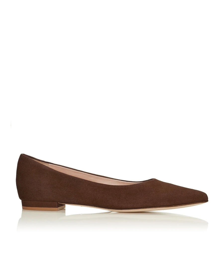 Lulu Chocolate Suede image