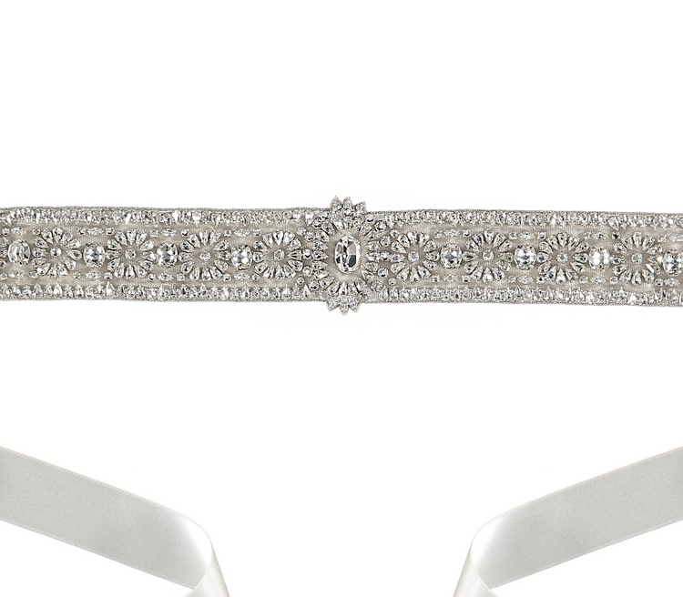 Aria Crystal Belt Bridal Belt Crystal Bridal Belt 