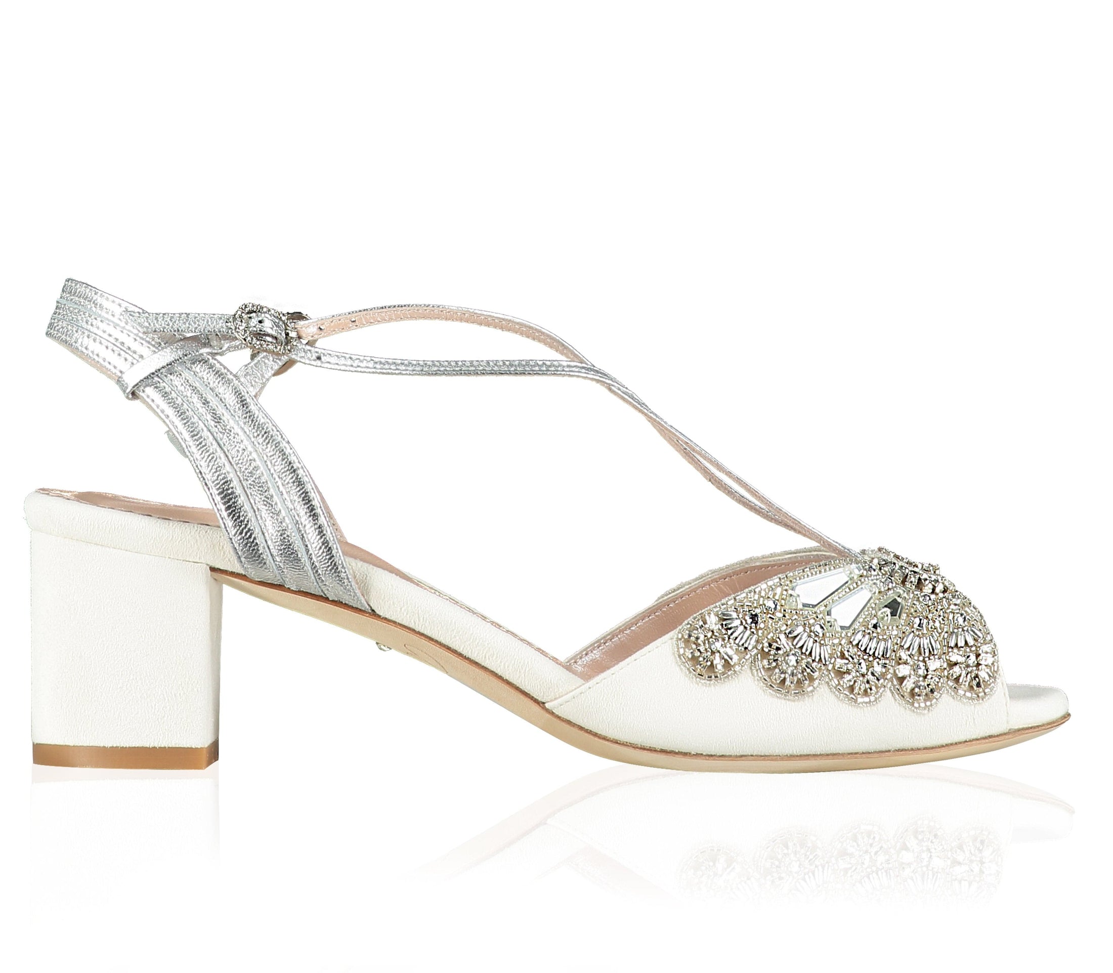 Open Toe Bridal Shoes | Emmy London