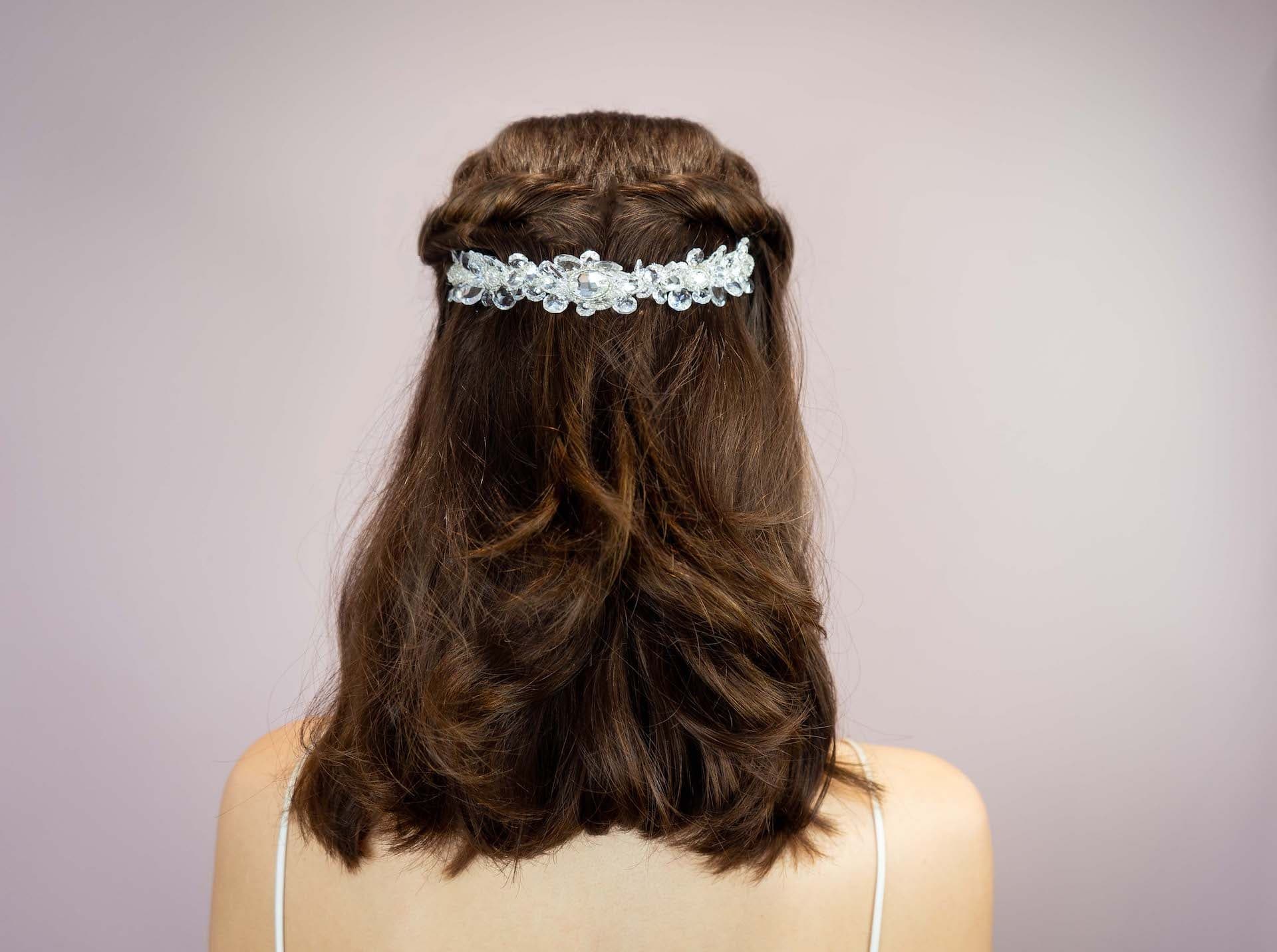 Sienna Demi-Halo Bridal Hair Accessory Emmy London  image