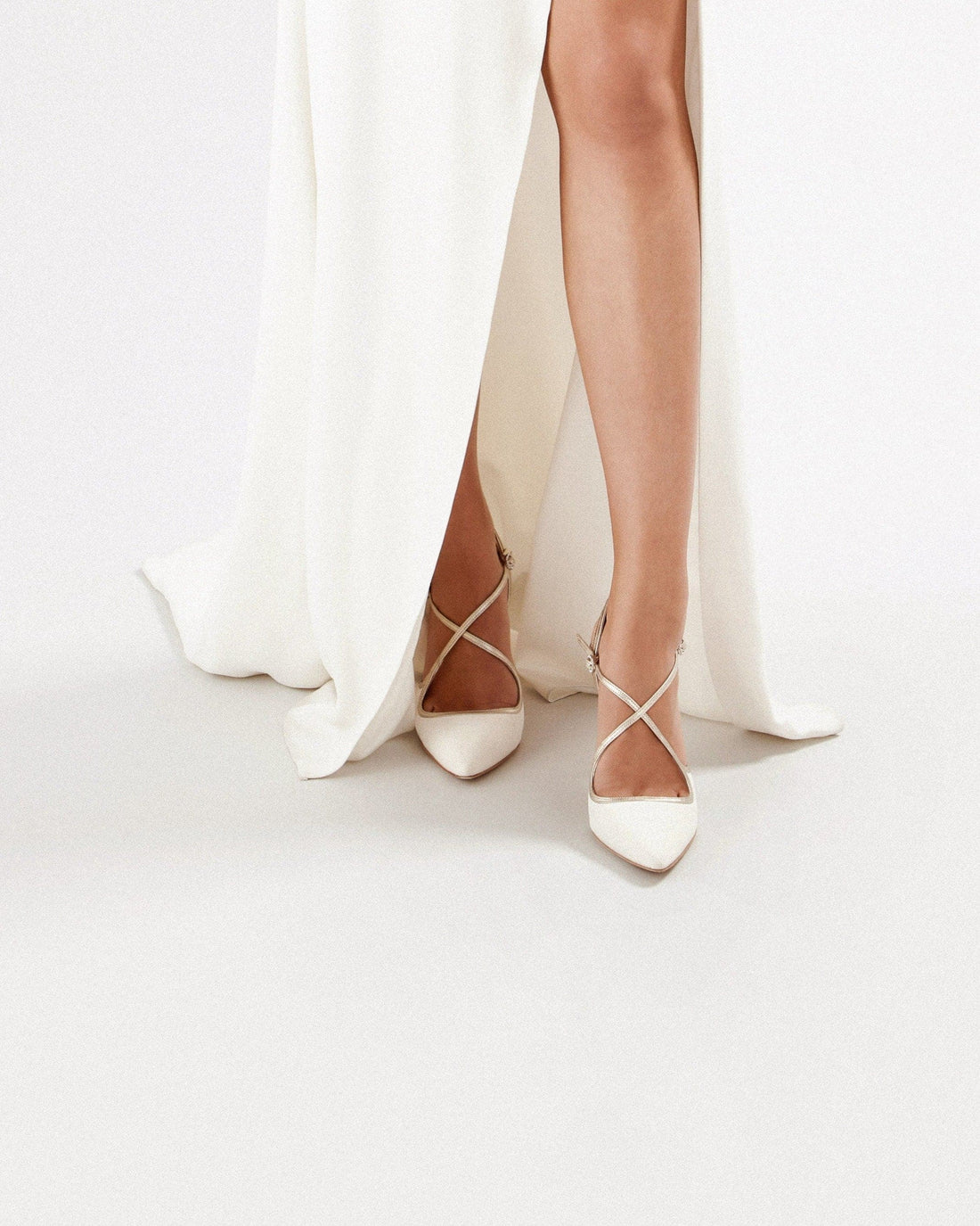 Charlotte Bridal Shoe Ivory Pointed Wedding Shoes