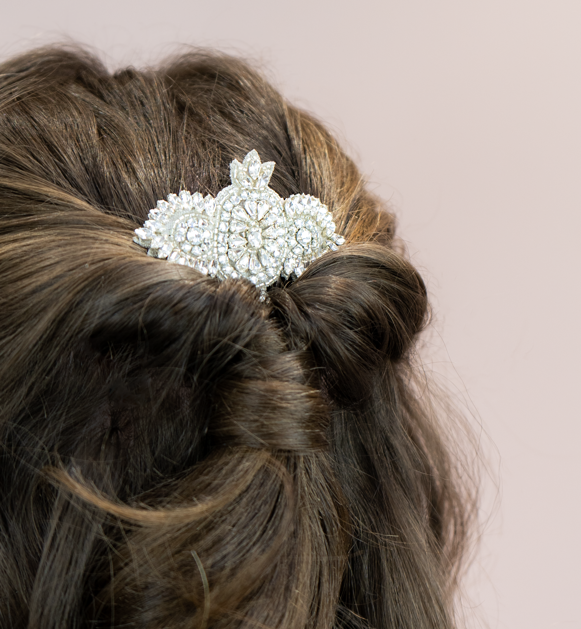 Empress Crystal Comb Bridal Hair Accessory Emmy London  image