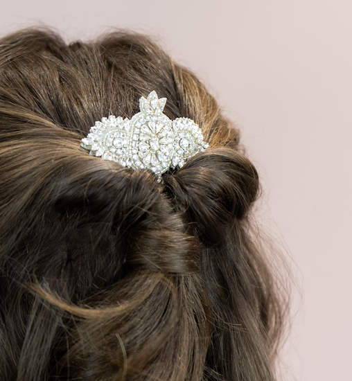 Empress Crystal Comb Bridal Hair Accessory Emmy London 
