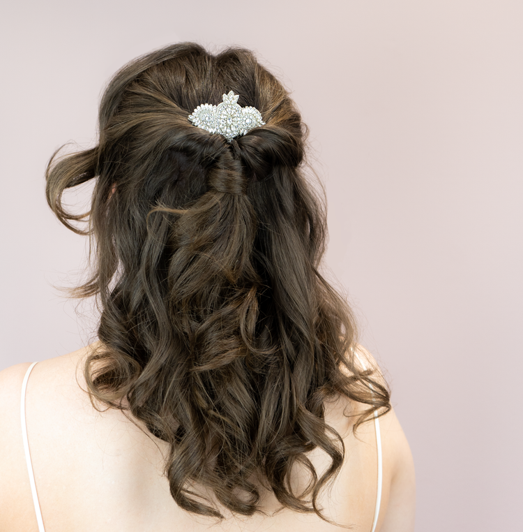 Empress Crystal Comb Bridal Hair Accessory Emmy London 