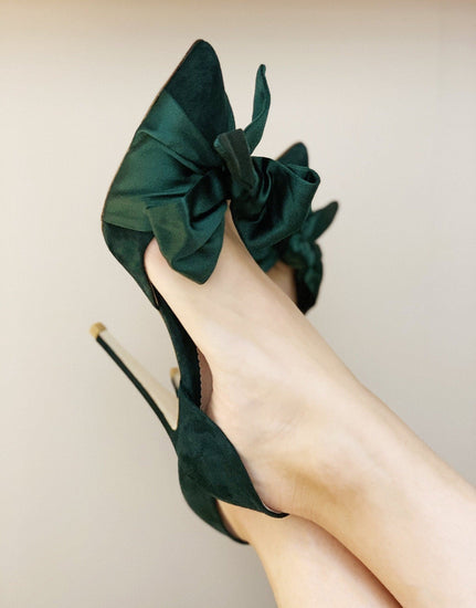 Florence Greenery Fashion Shoe Green Evening Shoes