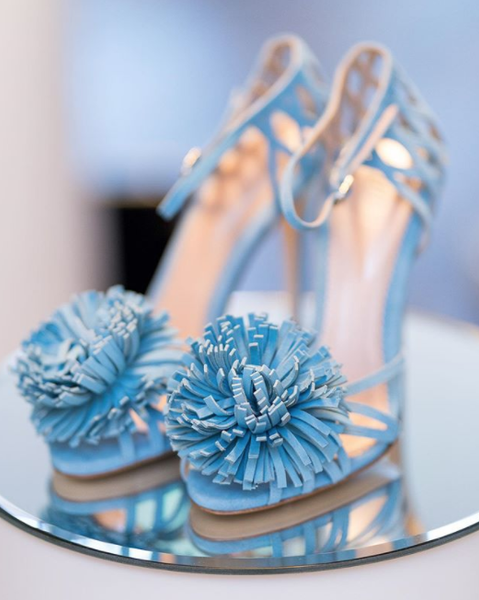 Teal 2024 wedding shoes